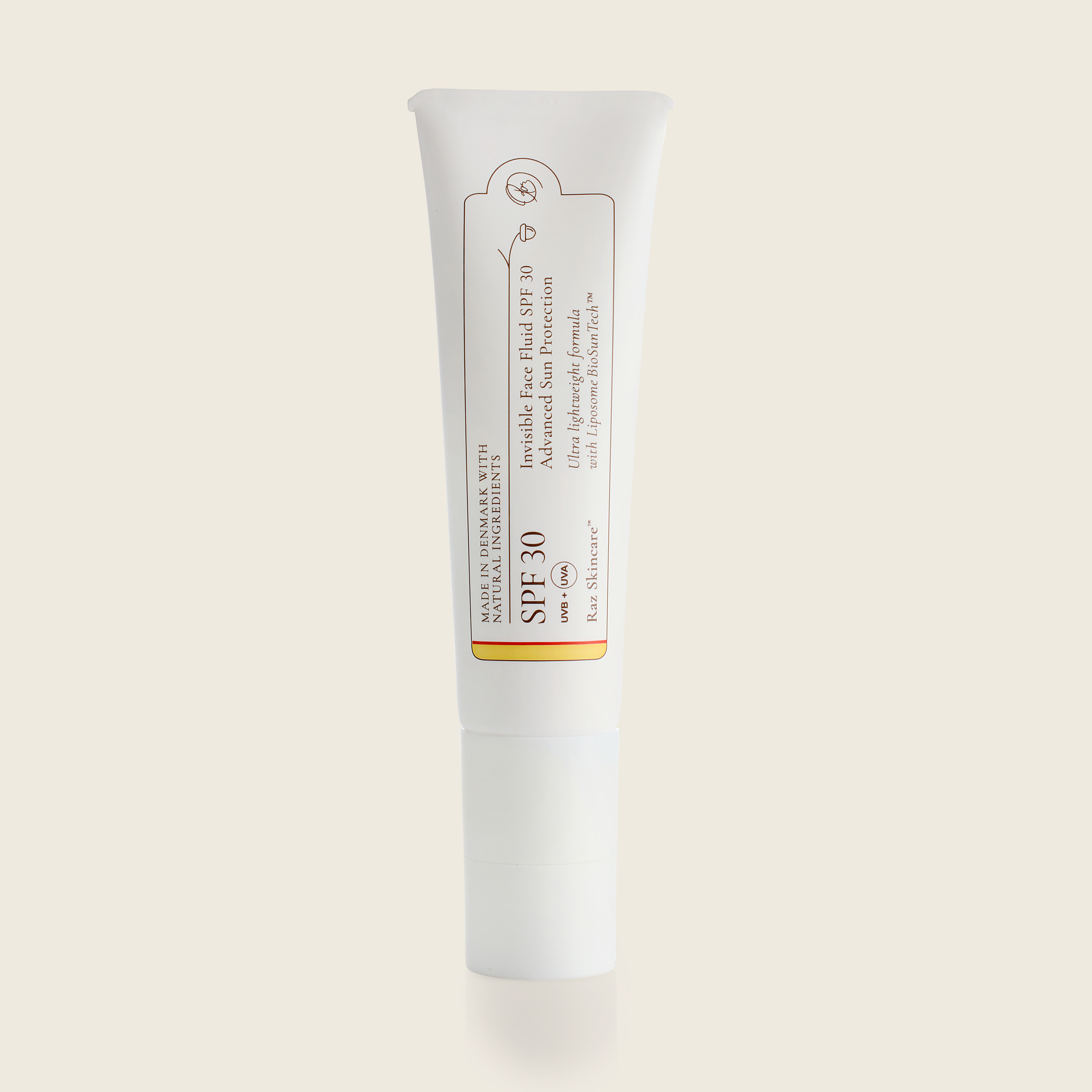 SPF 30 Invisible Face Fluid Solcreme 50 ml