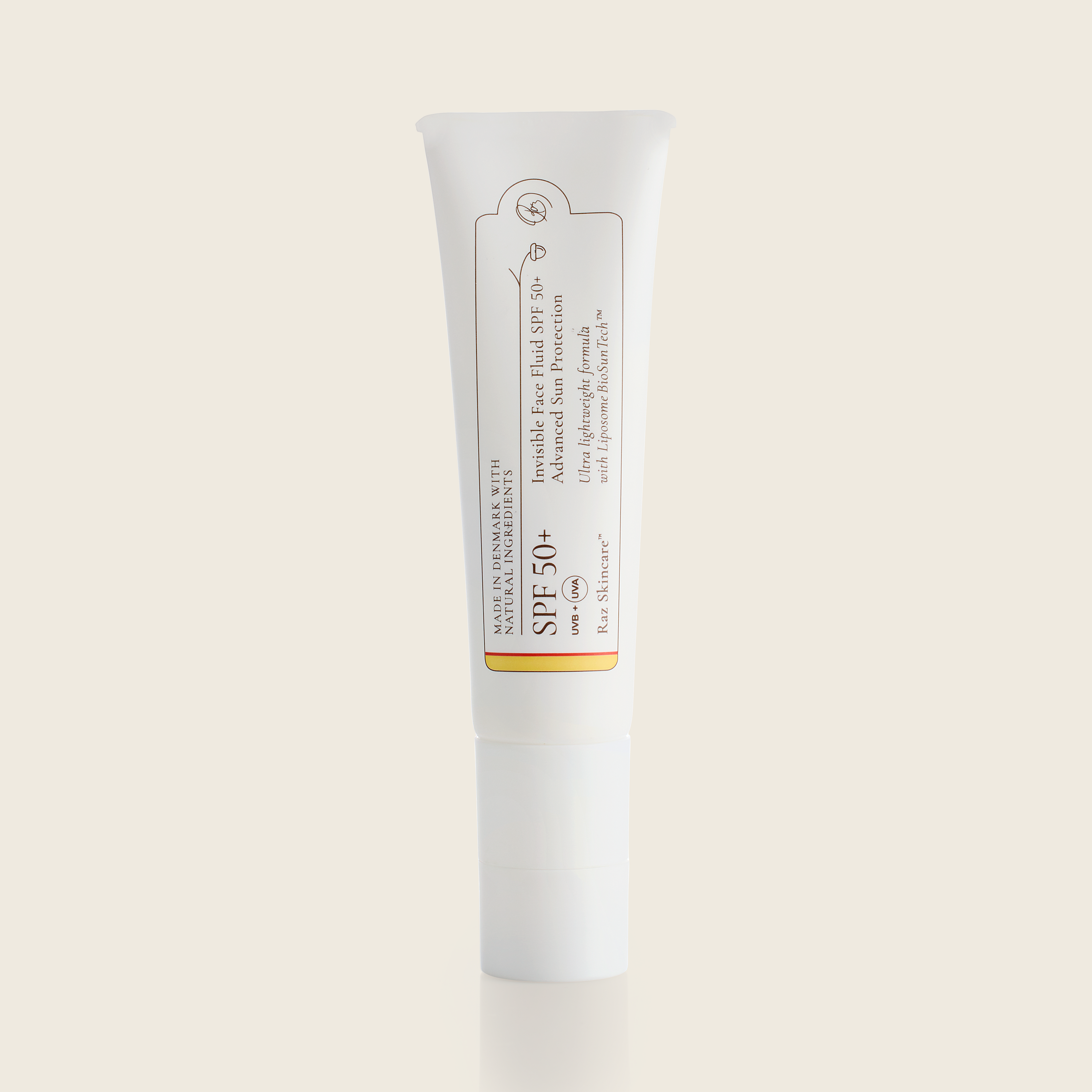 SPF 50+ Invisible Face Fluid Solcreme 50 ml
