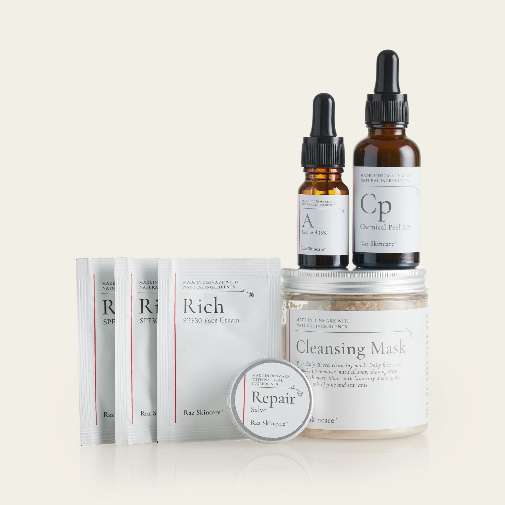 Pakke imod Hudorme - Raz Skincare - Blackhead removal bundle