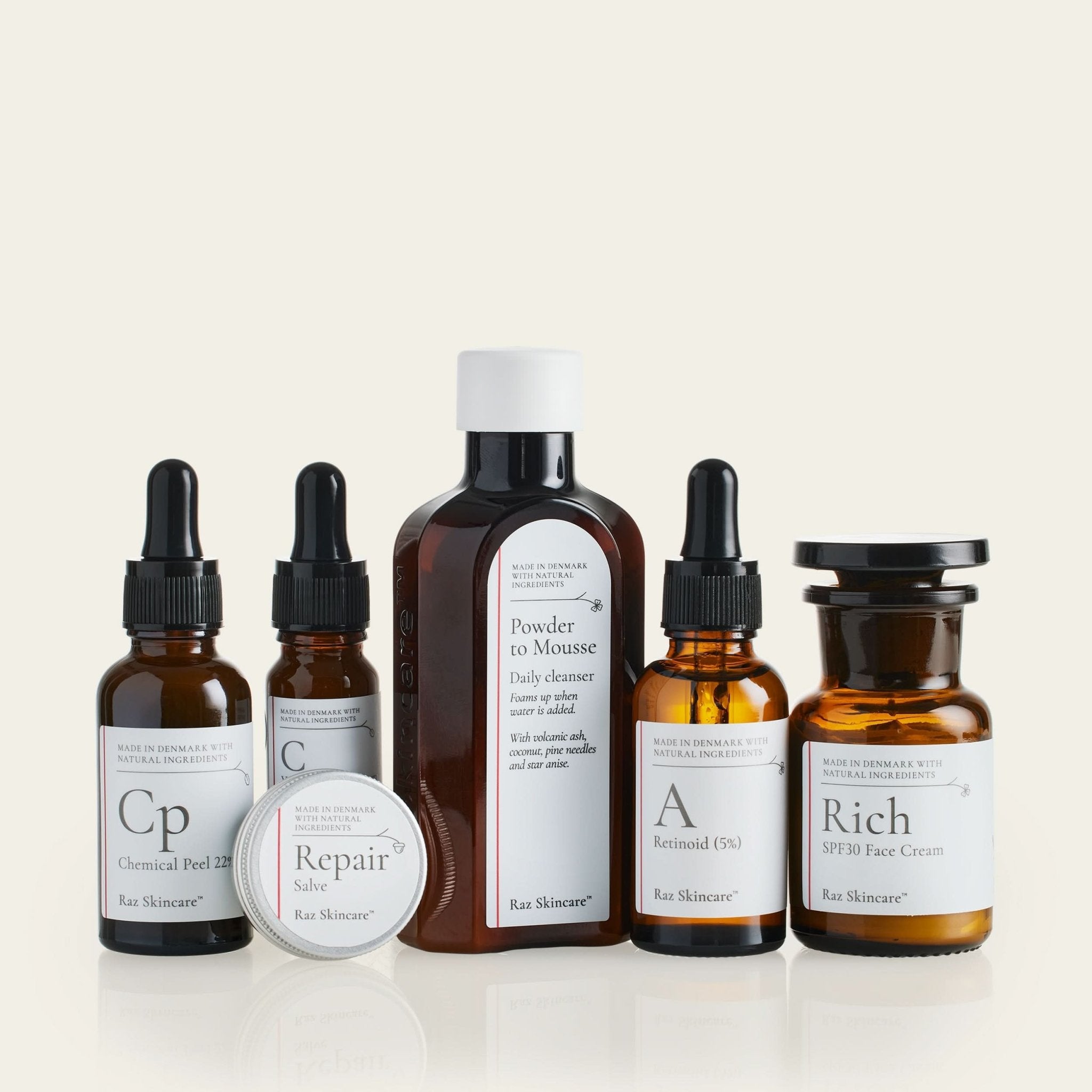 Talgknopper - Raz Skincare - clogged pores bundle - sebaceous filaments bundle