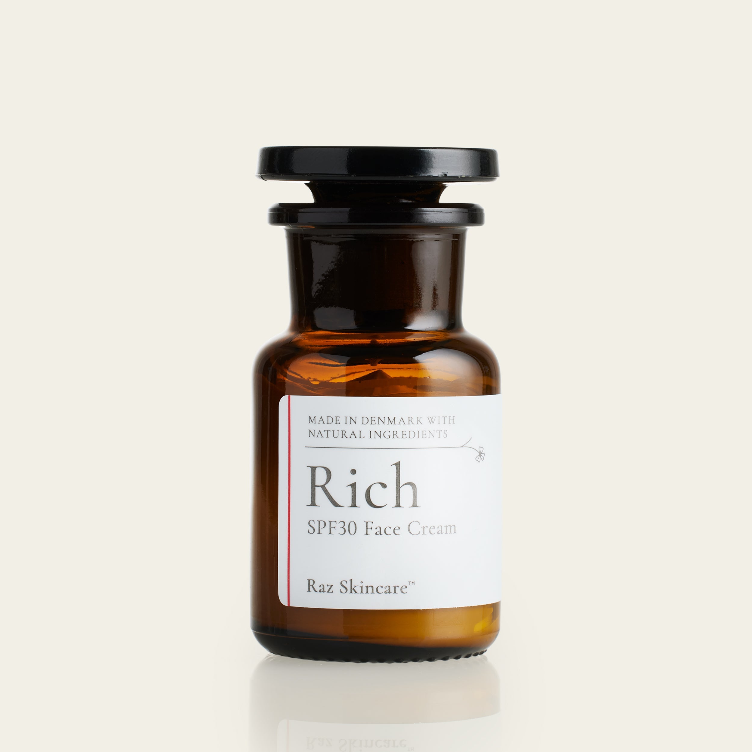 Rich Face Cream SPF 30 50ml (uden æske) - Raz Skincare