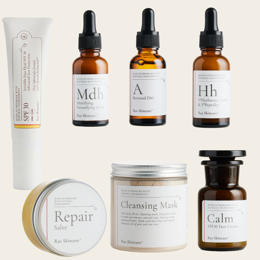 Lux Pakke - Rosacea - Raz Skincare