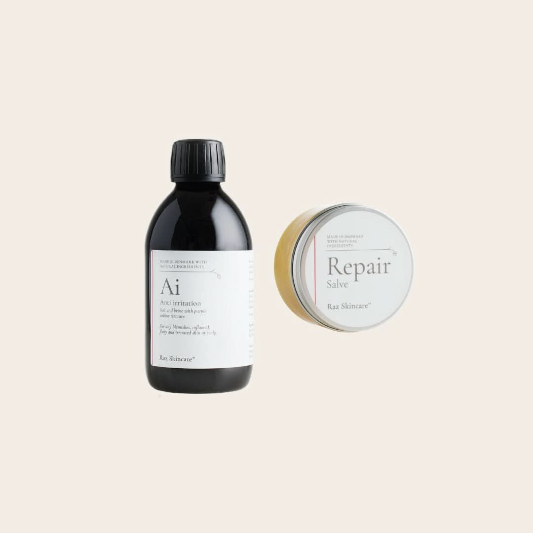 Anti irritation og repair til at bekæmpe eksem på kroppen