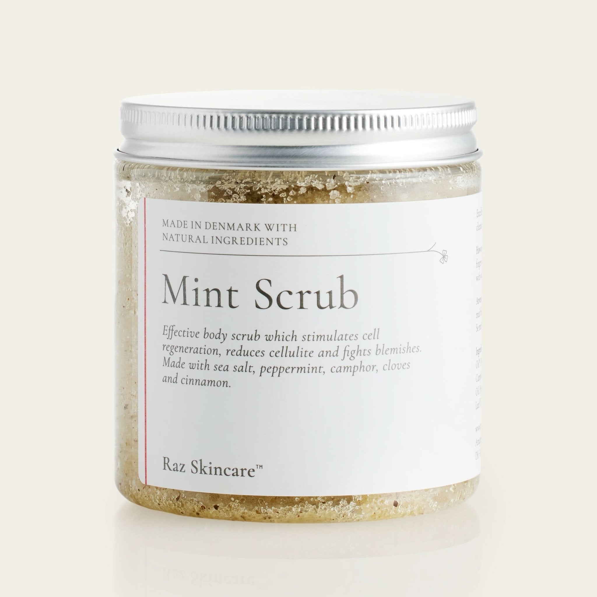 Mint Body Scrub 200g - Raz Skincare