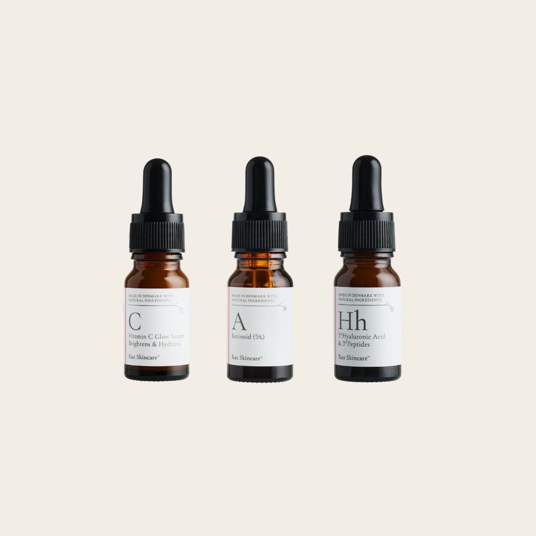 Nytårspakke 2 - Prøv vores pipetter - Raz Skincare