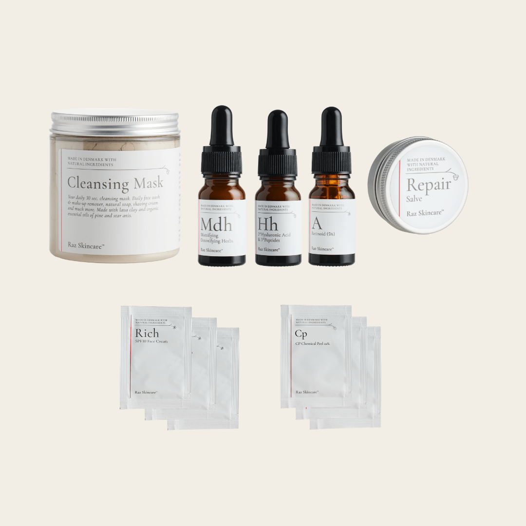 Prøvepakke - Akne - Raz Skincare