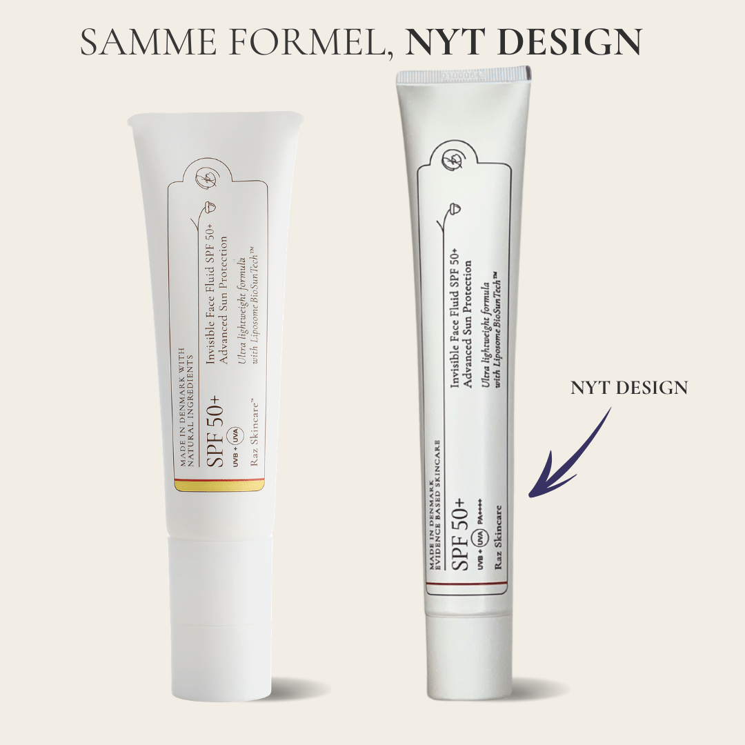 SPF50+ Invisible Face Fluid Solcreme 50ml - Raz Skincare