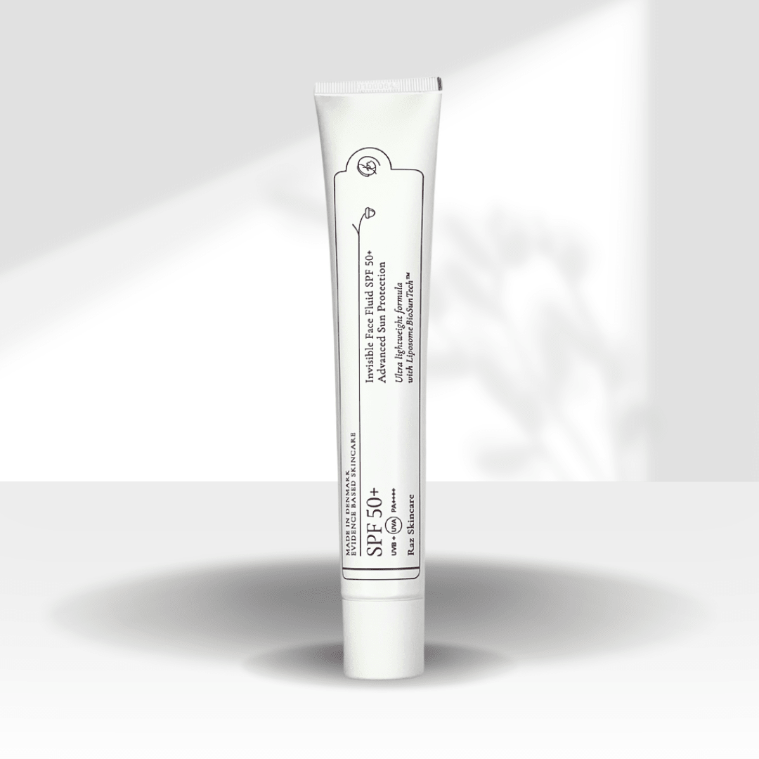 SPF50+ Invisible Face Fluid Solcreme 50ml - Raz Skincare