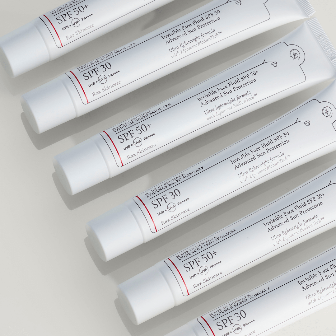 SPF50+ Invisible Face Fluid Solcreme 50ml - Raz Skincare
